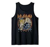 Oficial Def Leppard Leopardo acercándose Camiseta sin Mangas
