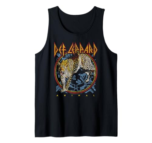 Image of Official Def Leppard Approaching Leopard Tank Top