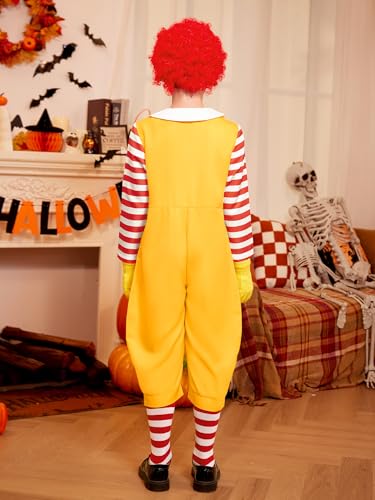 Disfraz unisex infantil payaso carnaval 5 piezas miniatura 2