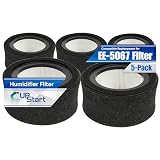5-Pack HS1944 Filters for Crane EE-5067 Air Purifier Replacement HEPA Filter - Compatible with Crane EE5067 Filter Model EE 5067