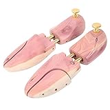 Qualitative Materialien --- Diese Schuhtrage ist aus hochwertigem natürlichen Zedernholz gefertigt und das Ganze ist handpoliert, was Feuchtigkeit verhindern kann und langlebig und exquisit ist. Dadurch werden Schuhe nicht leicht verformt.