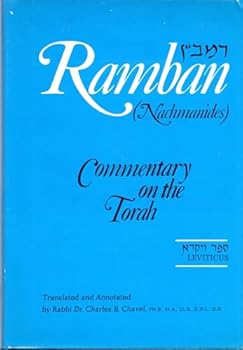 Hardcover Ramban (Nachmanides) Commentary on the Torah, Leviticus Book