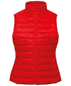 COOZO Dames Terrain Matelassé Veste - Rouge - M