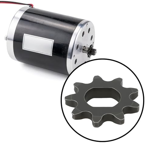 YINETTECH 2 Stück 25H 9T Metall Motorritzel passend für MY1020 Motor Elektroroller