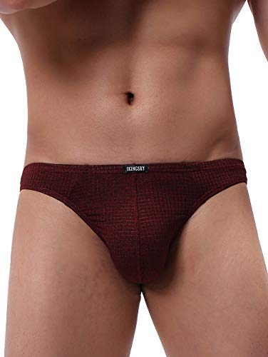 iKingsky Men's Stretch Thong Underwear Soft T-back Mens Under Panties2