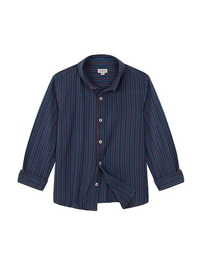 Chemise business garçon GOCCO bleu pavo idéale pour mariage et fête