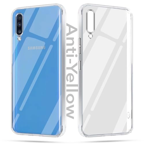 Image of Jkobi Lifetime Anti-Yellow Clear Back Cover Case for Samsung Galaxy A70 | A70s (Sleek Hard Crystal | Shockproof and Camera Protection)