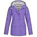 Produktbild Pageantry Damen Regenjacke Windbreaker Übergangsjacke Friesennerz Outdoor-Jacken Wasserdichter Regenmantel mit Kapuze Winddicht Leichte Regenjacke