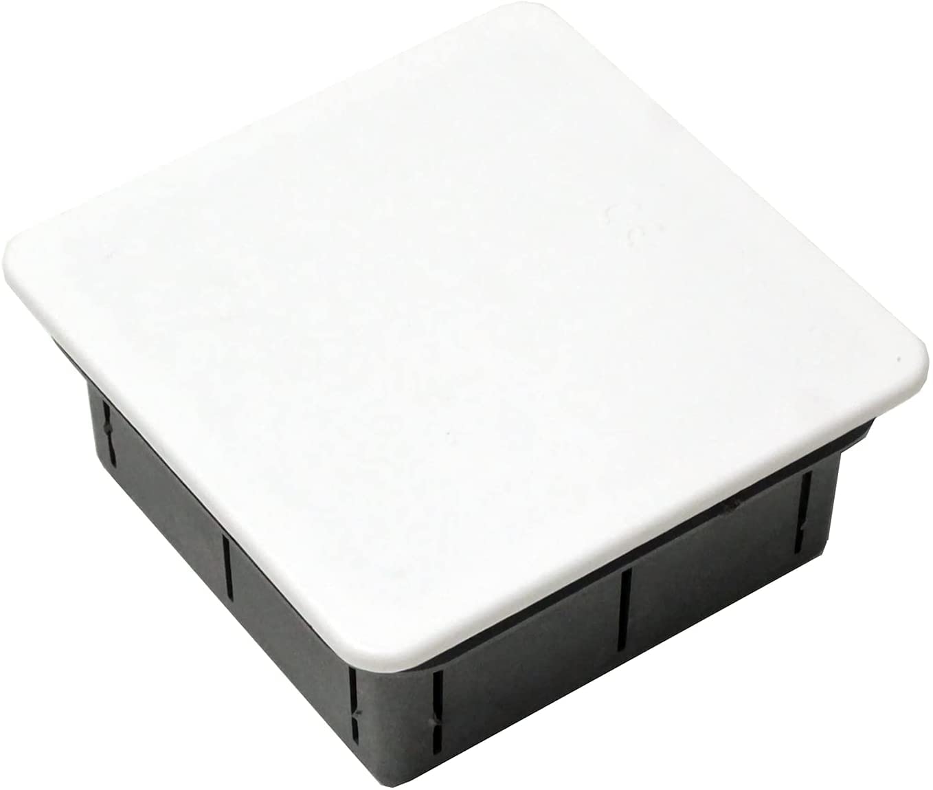 IP20 IK03 quadratische Unterputz-Abzweigdose für Elektroinstallationen und Schaltkreisverteilung.