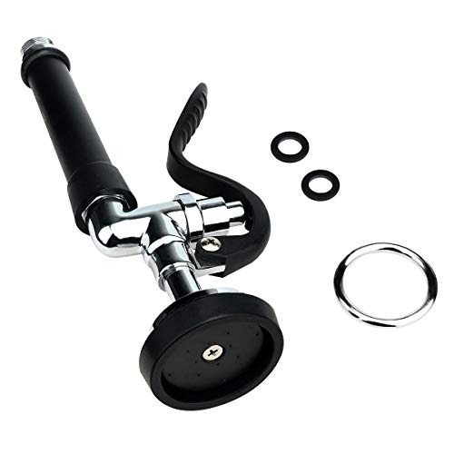 Kwode Pre-Rinse Spray Valve Head For All Commercial Kitchen Sink Faucet, High Pressure Dish Sprayer Nozzle With Hand Grip Assembly Replacement Kit For Restaurant Industrial Faucets #TOP6