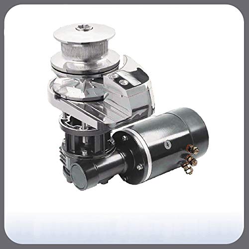 POWER4S 12V 1200W Heavy Duty Highspeed Anchor Winch Windlass with Capstan for Boat 40ft to 65ft C1212C (8mm DIN766 Gypsy)