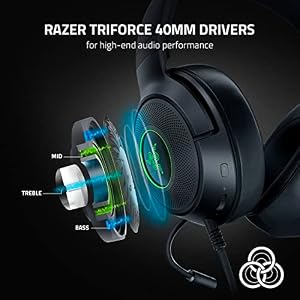 Razer Kraken V3 X Wired USB Gaming Headset, Lightweight, Black — photo 3 of 6