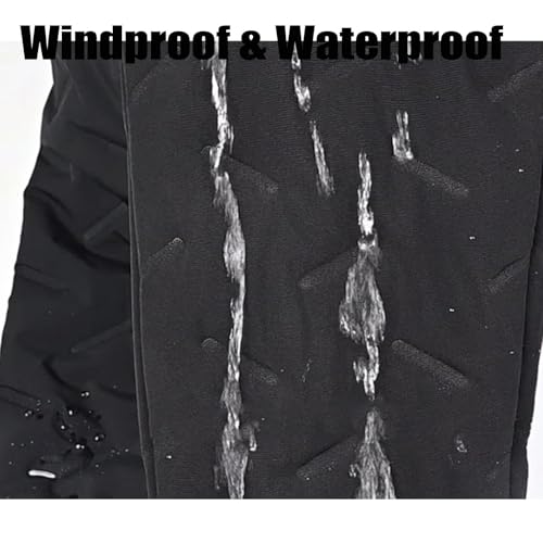 Julidostore Fleece Pants, 2025 New Julidostore Fleece Lined Pants, Unisex Fleece Lined Waterproof Pants3