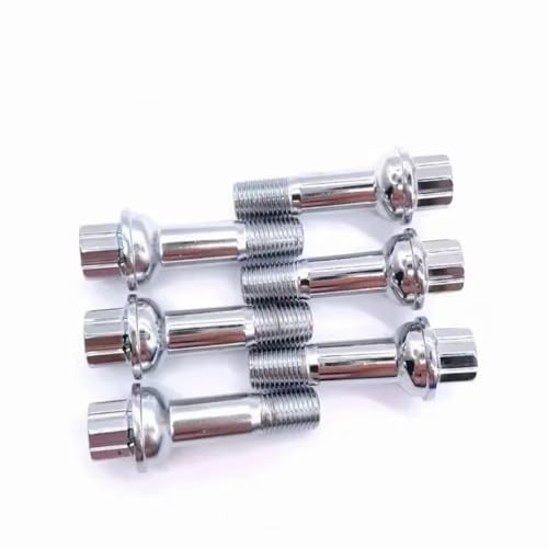 20 Tornillos de Rueda M14x1.5 Hex 17mm para buje de coche compatible con Serie Benz 5