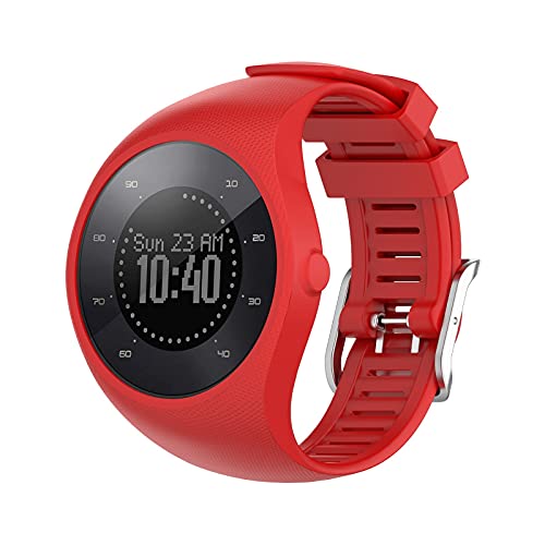 Pulsera compatible con reloj de correr Polar M200 GPS, pulsera deportiva impermeable, correa de repuesto de silicona para reloj Polar M200