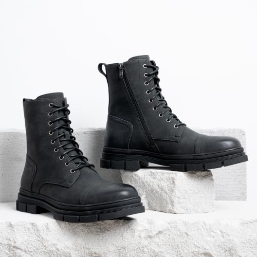 Image of Jousen Men's Boots Fashion Motorcycle Combat Boots