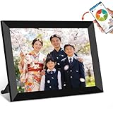 WiFiデジタルフォトフレーム 8インチタッチスクリーン WiFi機能 HD 1280×800解像度 IPS広視野角 SDカードUSBメモリ対応 写真動画音楽再生 スライドショー時計カレンダー アラーム機能 専用アプリ付き ギフトに最適 日本語取扱説明書 PSE認証済み