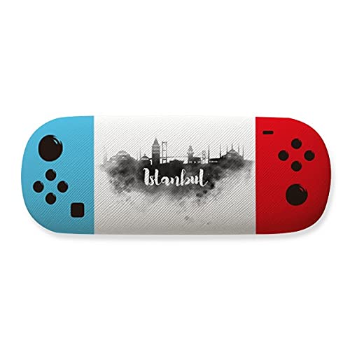 Étui pour lunettes Istanbul et jeux créatifs à motif paysage de Turquie