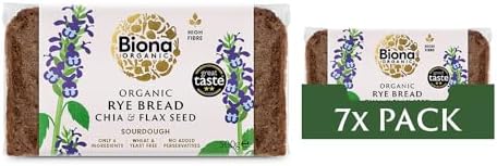 Biona Rye Chia and Flax Bread Organic 500g (Pack of 7)