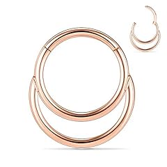 Style5:1pc Rose gold+Smooth Surface