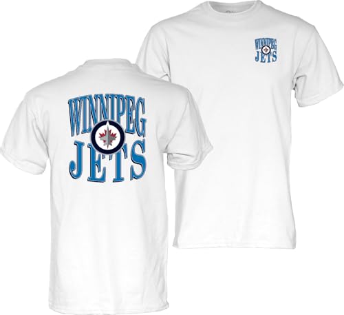 Blue 84 NHL t-shirt sous licence officielle blanc