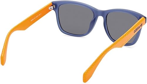 Miniatura 5 de Gafas de sol Adidas Originals OR 0069 91C Azul MateEspejo Humo, Azul matenaranja claro brillante