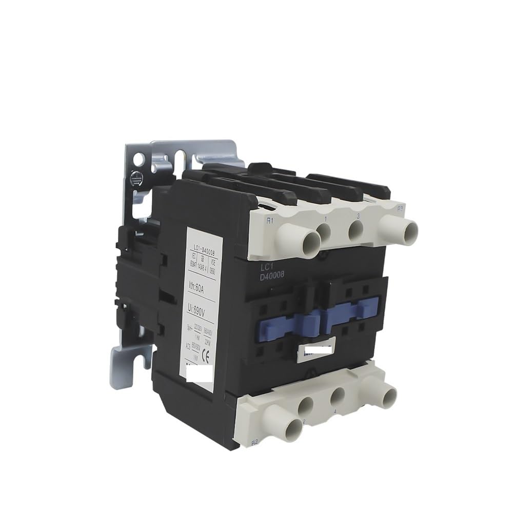 Din Rail AC Contactor LC1-D40008 60A 220V 4P 50/60Hz Controler Electrical Contactor