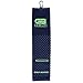 GB Tri-Fold Golf Bag Towel w/ Washing Pocket (Navy Blue)