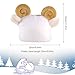 Ski Helmet Cover, Goat Style Knitted Snowboard Helmet Cover Helmet Accessories for Kids & Adults Winter Snow Sports