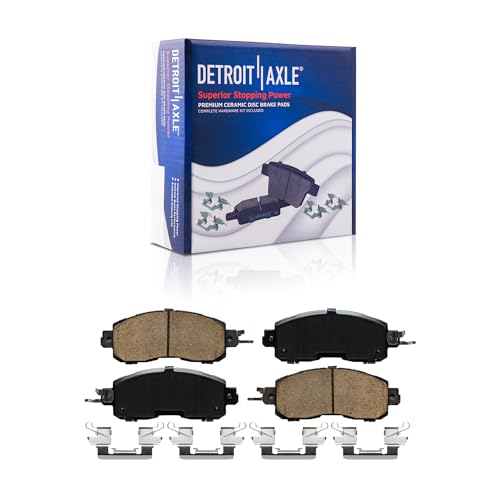 Image of Detroit Axle - Front Brake Pads for 2013-2025 Nissan Altima 2014-2018 Leaf, Ceramic Brake Pads Replacement