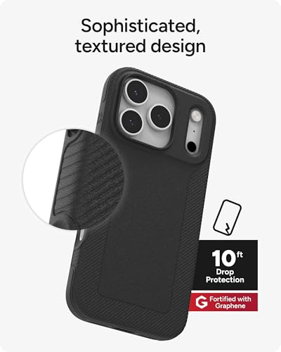 Coque graphène iPhone 17 Pro ultra résistante aux chutes de 3m compatible aimant MagSafe