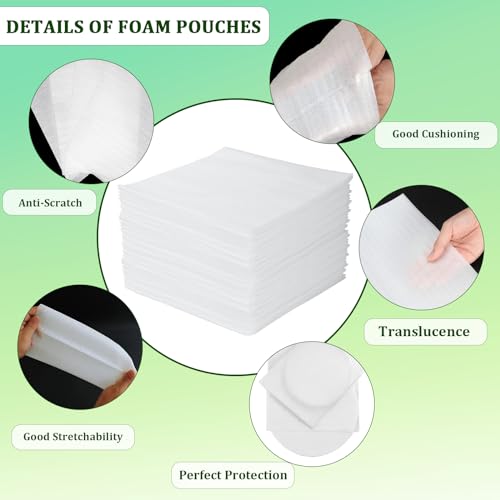 ALISWAT Pacote com 50 Bolsas de Espuma de 10x12