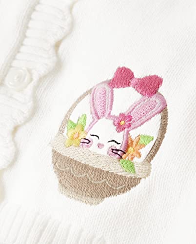 Gymboree,Baby-Girls,Embroidered Long Sleeve Cardigan,0-3,Easter #TOP1