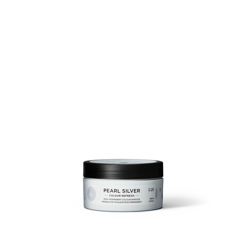 Maria Nila Colour Refresh, Pearl Silver 100 ml, maschera per capelli argento-viola, pigmenti semi-permanenti, prodotto 100% vegano e senza solfati/parabeni