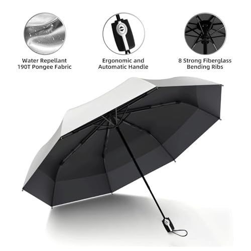 Parapluie de voyage Mazda CX5 CX8 2020-2024 automatique compact noir - 5