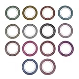Healifty Glänzendes Nagelkunst Linien Nagelaufkleber Satz 14 Rollen 1mm Selbstklebendes Nagelklebeband Nageldekoration Maniküre Selbstgemacht für Frauen