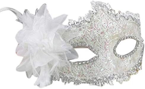 NUOBESTY Máscaras venecianas de encaje para mascarada, máscaras de Halloween para Halloween, Navidad, suministros de fiesta de máscaras (negro)