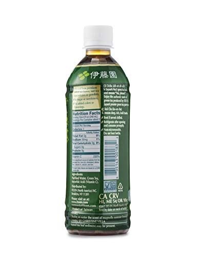 Ito En Oi Ocha Unsweetened Bold Green Tea Unsweetened Zero Calories With Antioxidants Excellent Source Of Vitamin C Product Of Japan, 16.9 Fl Oz (Pack Of 12) #TOP1