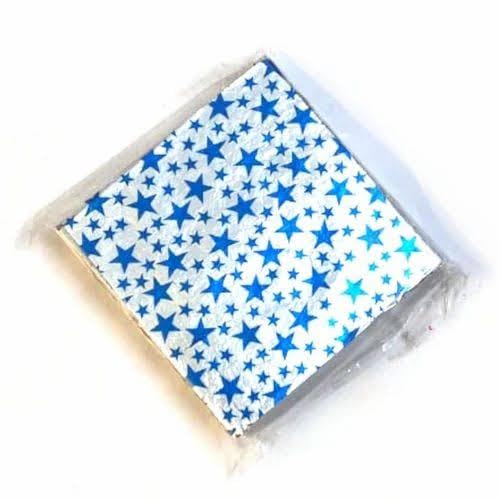 Chocolate Pre Cut Aluminium Multi Colour Star Shape Design Foil ...
