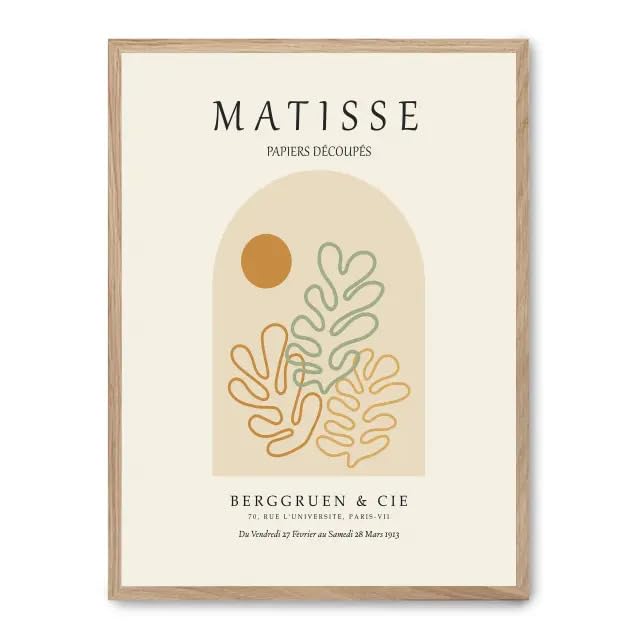 Matisse art print vi décorez votre salon avec élégance