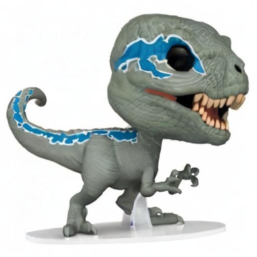 新品 586 FunkoPOP ブルー ジュラシックワールド 専用クリアケース付