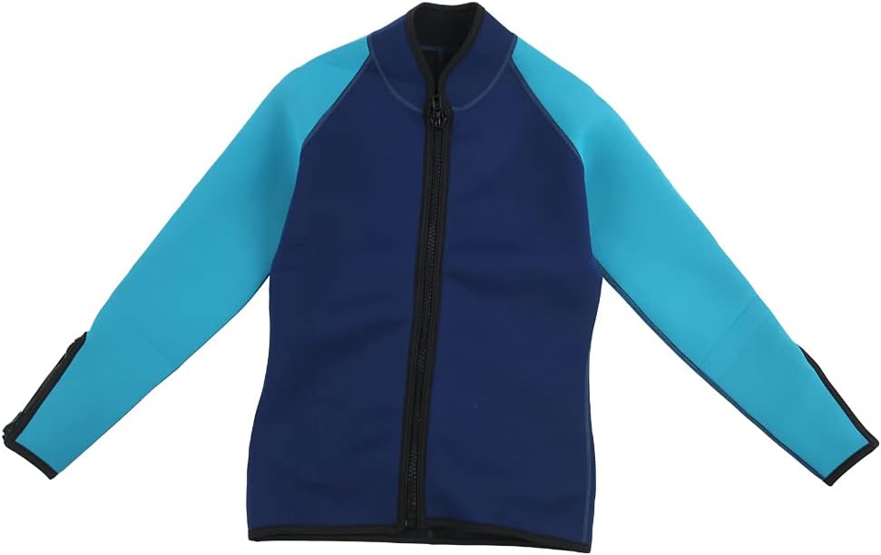 ZJchao Adult Diving Snorkeling Wetsuit Warm Comfortable TwoPiece Set for Surfing, Made of Neoprene, 2 Colors for 168-183cm People