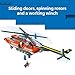 LEGO City Coast Guard Helicopter Building Toy for Kids - Pretend Play Emergency Response Set for Boys & Girls, Ages 7+ - Includes 4 Minifigures, Shark, & Rescue Pod - Gift Idea for Birthdays - 60503