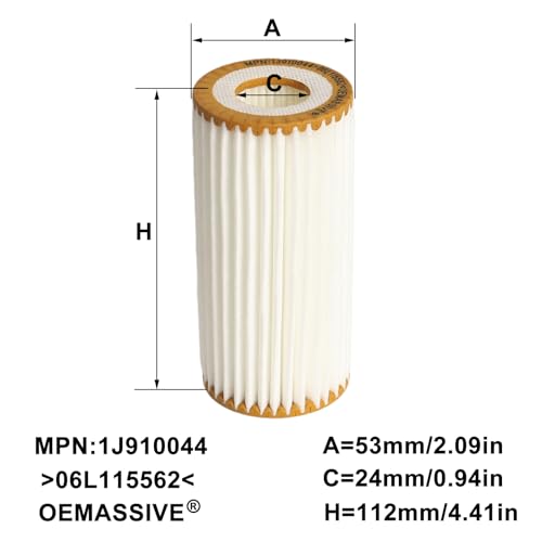 Filtro de aceite de motor para Porsche Macan 95B y 9YA 9YB de 2018 a 2024 3