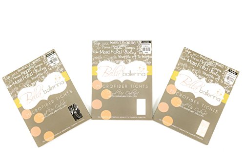 Footed Tights For Kids. Soft, Strong Child and Toddler Ballet Tights True to Size, Microfiber Material