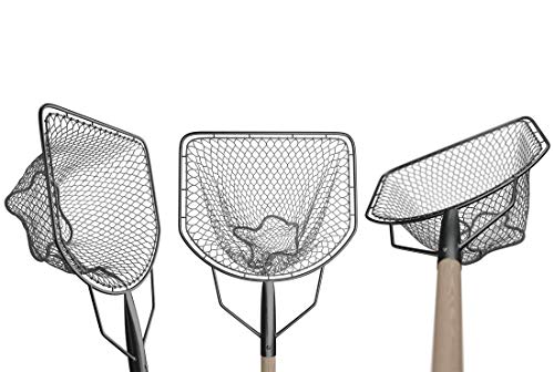 OFERA Kescher, professionelles Fangnetz mit stabilem Holzstiel für Angeln, Teich und Aquaponik Cover