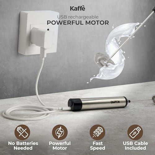 Kaffe Milk frother powerful motor - Micro USB rechargeable. (NO STAND) by Kaffè - Image 5