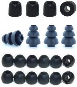 Earphones Plus Extra Small Brand Replacement Earphone Tips Custom fit Assortment Memory Foam Earbuds, Triple Flange Ear Tips, and Standard Replacement Ear Cushions