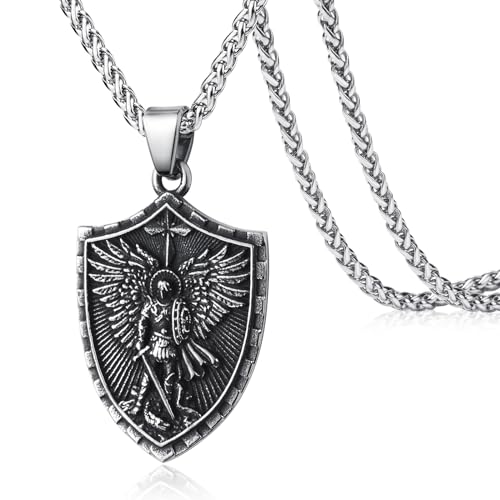 Collier Jésus en acier inoxydable homme, le médaillon robuste qui ne rouille pas sous la douche