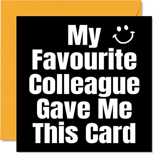 Funny Birthday Cards for Nanny Grandad - My Favourite Grandchild - Joke Happy Birthday Card for Grandma Grandpa from Grandson Granddaughter, Banter Birthday Gifts, 145mm x 145mm Humour Greeting Cards